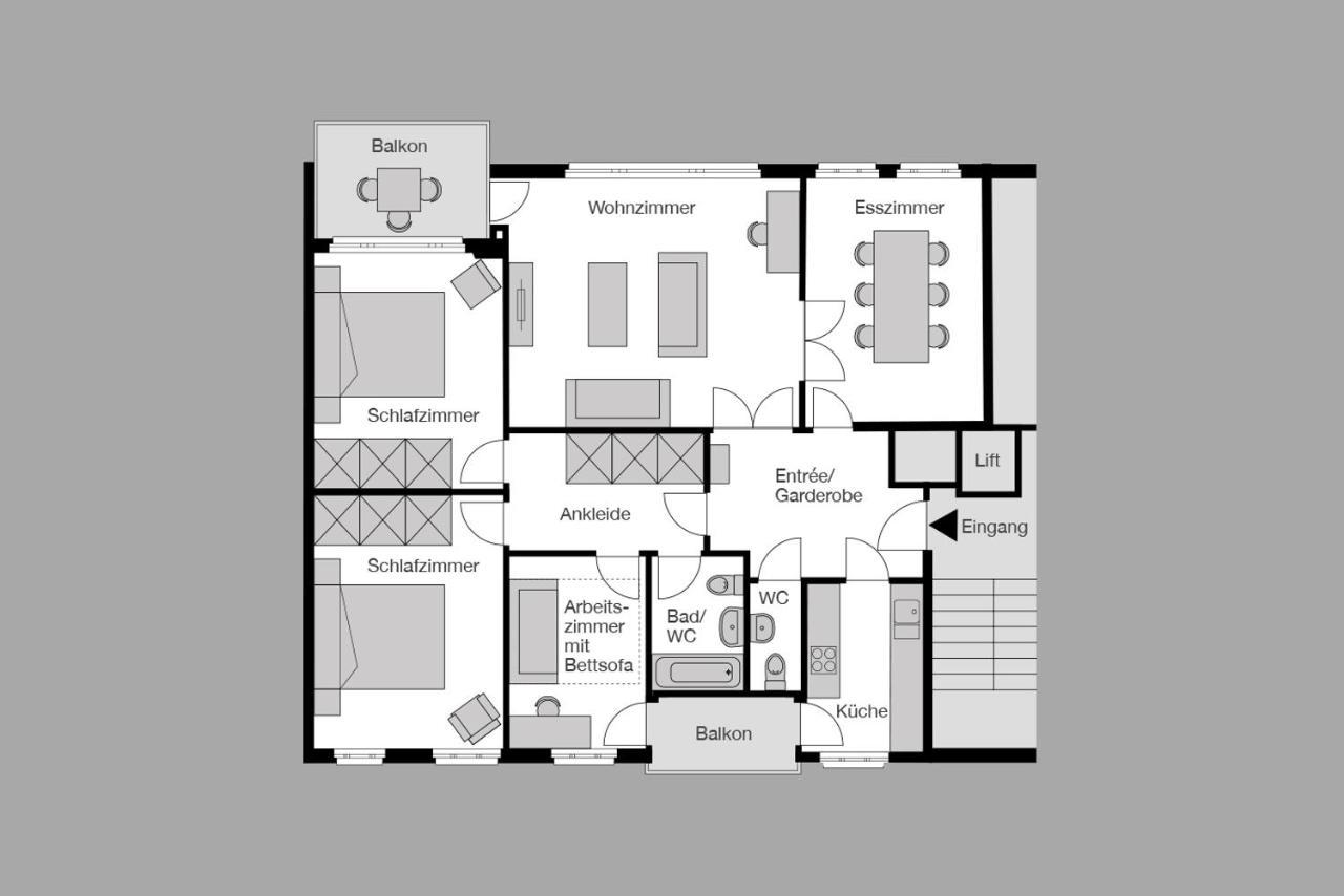 City Stay Furnished Apartments - Fasenstaubstrasse Schaffhausen Exterior photo